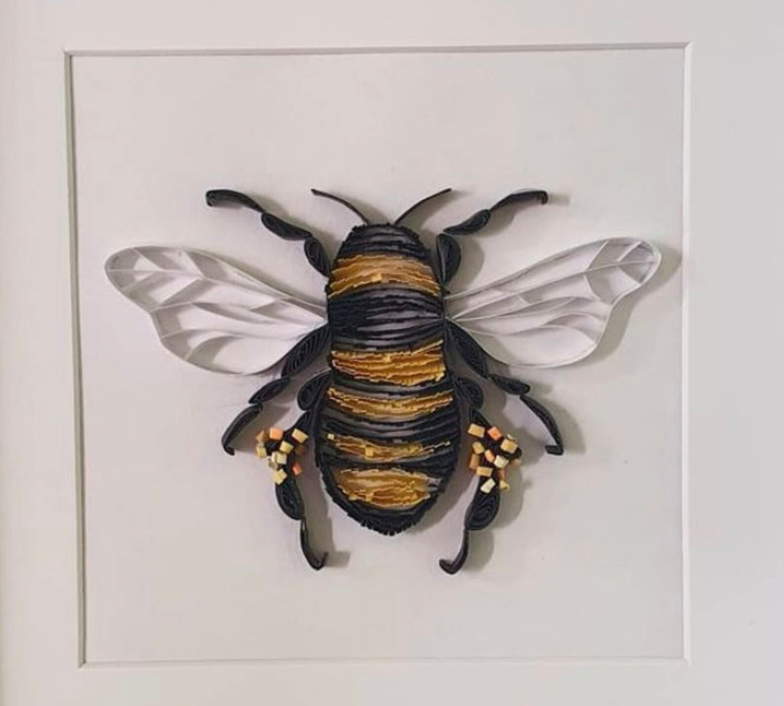 Bespoke Quilled Bumble Bee with Seed Bomb Included Etsy