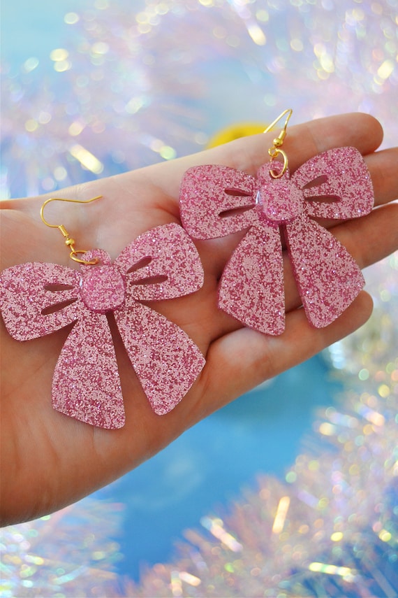 Bubblegum pink earrings sale