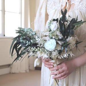 Bridal bouquet, bridal accessories, wedding bouquet, wedding flower, bridal flower, boho bridal bouquet, dried bridal bouquet for wedding