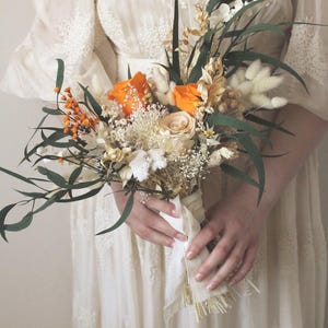 Bridal bouquet, bridal accessories, wedding bouquet, wedding flower, bridal flower, boho bridal bouquet, dried bridal bouquet, wedding decor