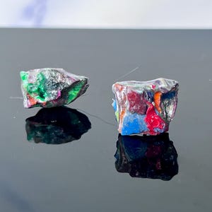 Cadillac Ranch Choice of Paint Chip Stud Earrings: Route 66 Graffiti Art Amarillo Souvenirs