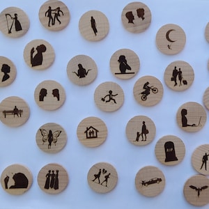 32 Wooden Tokens for Clarification