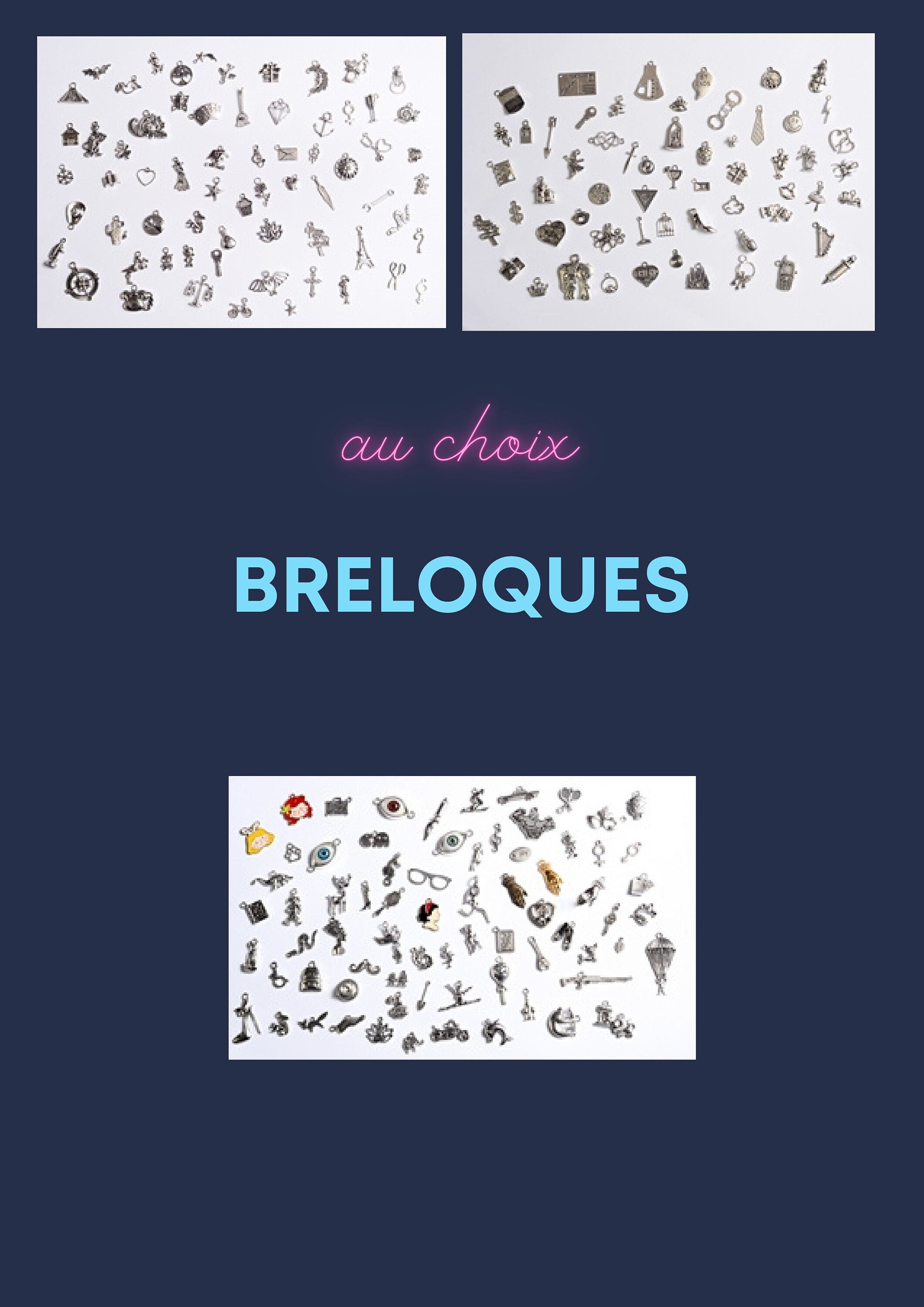 Breloques Divinatoires Argent ou Bronze Au Choix