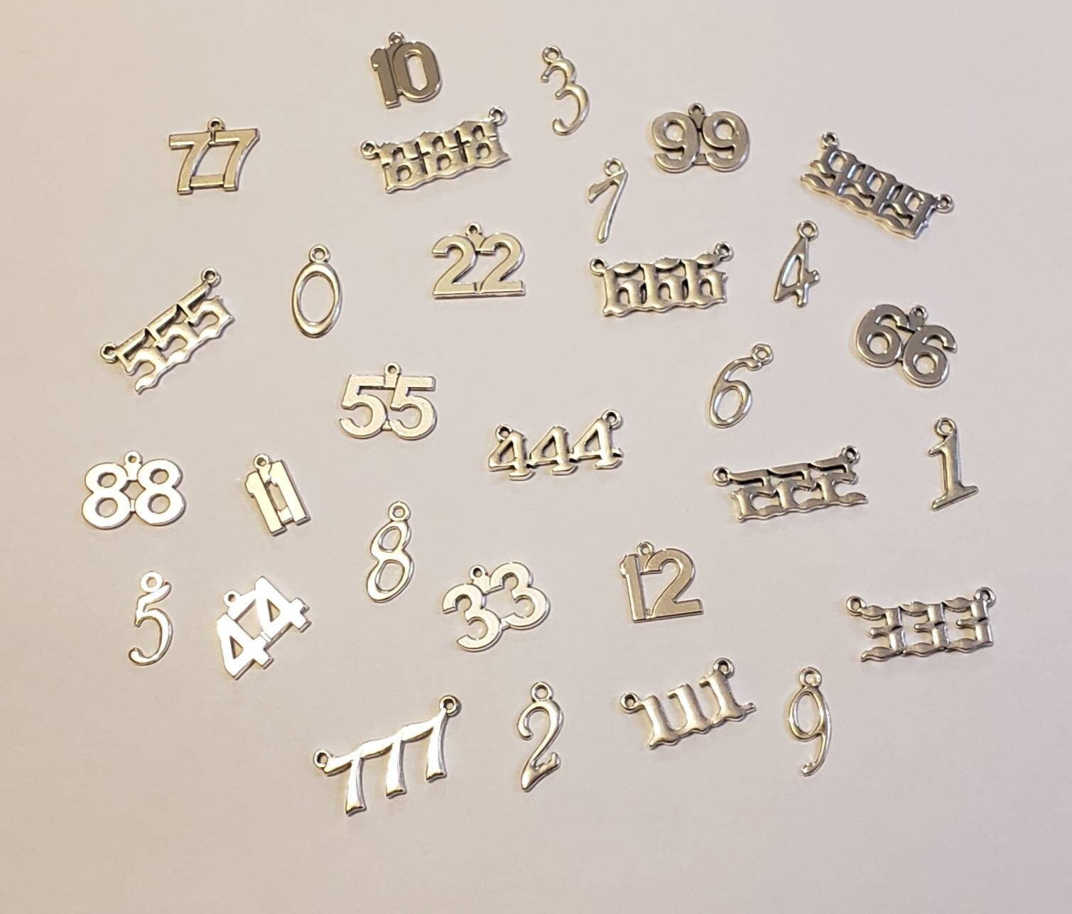 29 Breloques Pour Numerologie et Messages Des Anges