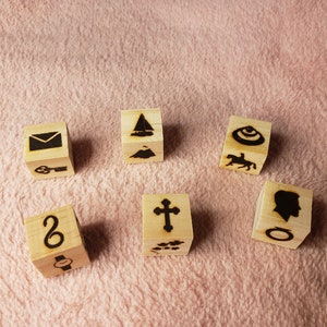 Cube en bois Lenormand