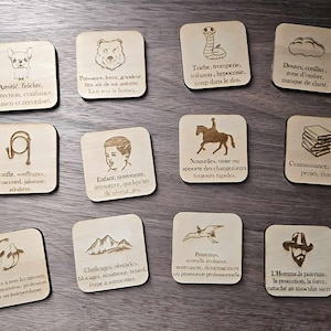 Wooden Lenormand Pawns