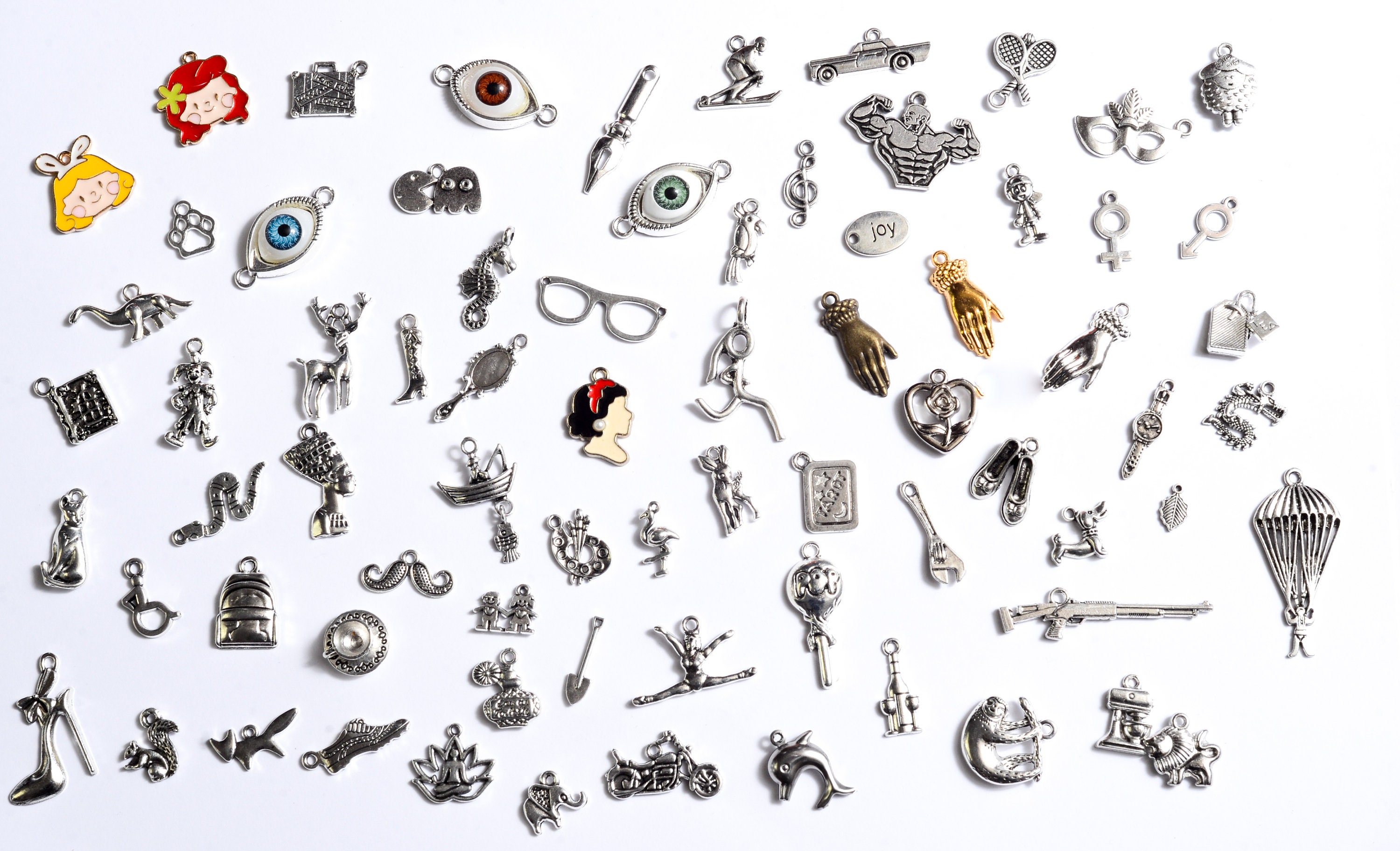 70 Pcs Charms Divinatoire Description d'une Personne