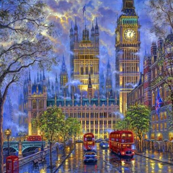 Paint by Number London Etsy