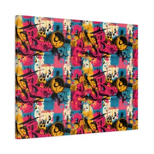 Graffiti Wall Art Canvas Print
