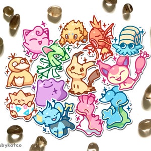 Assorted Cute Character Stickers | Vinyl Glossy Die Cut Stickers