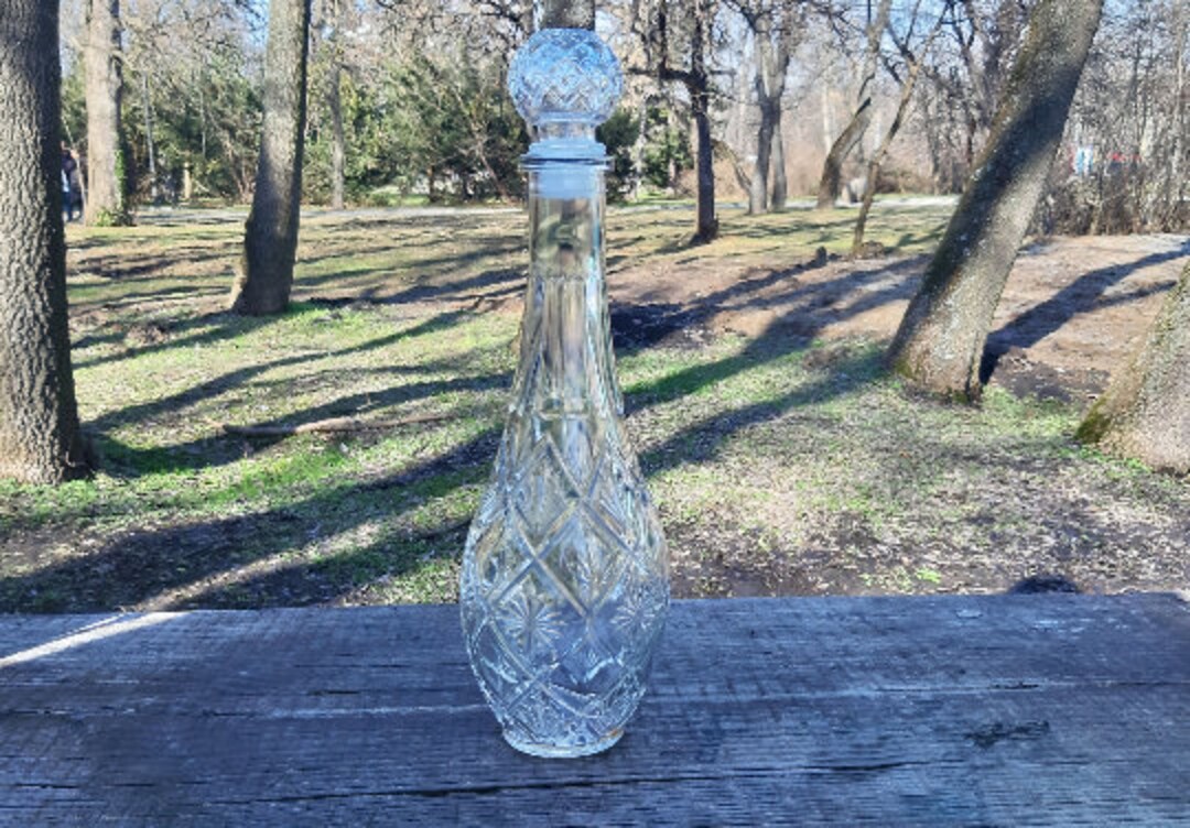bouteille carafe vintage psychédélique pop art 1970
