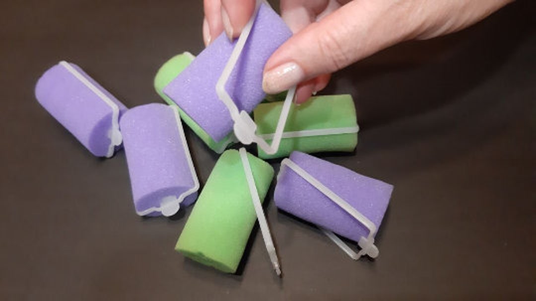 Vintage Foam Hair Rollers Hair Curlers Hair Accessories Etsy