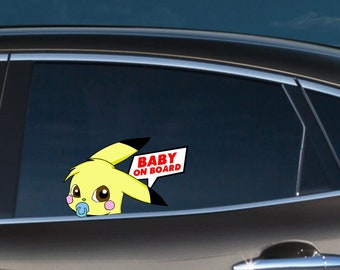 Pokemon Baby Decal Etsy