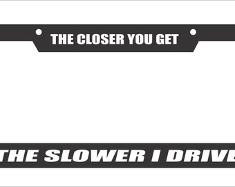 Bad Speller on Board - Funny Metal License Plate Frame, Aluminum License Plate Cover