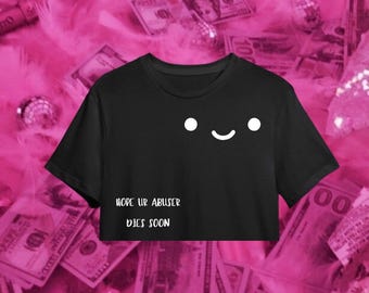 Espero que seu agressor morra logo - Camiseta ou blusa cropped