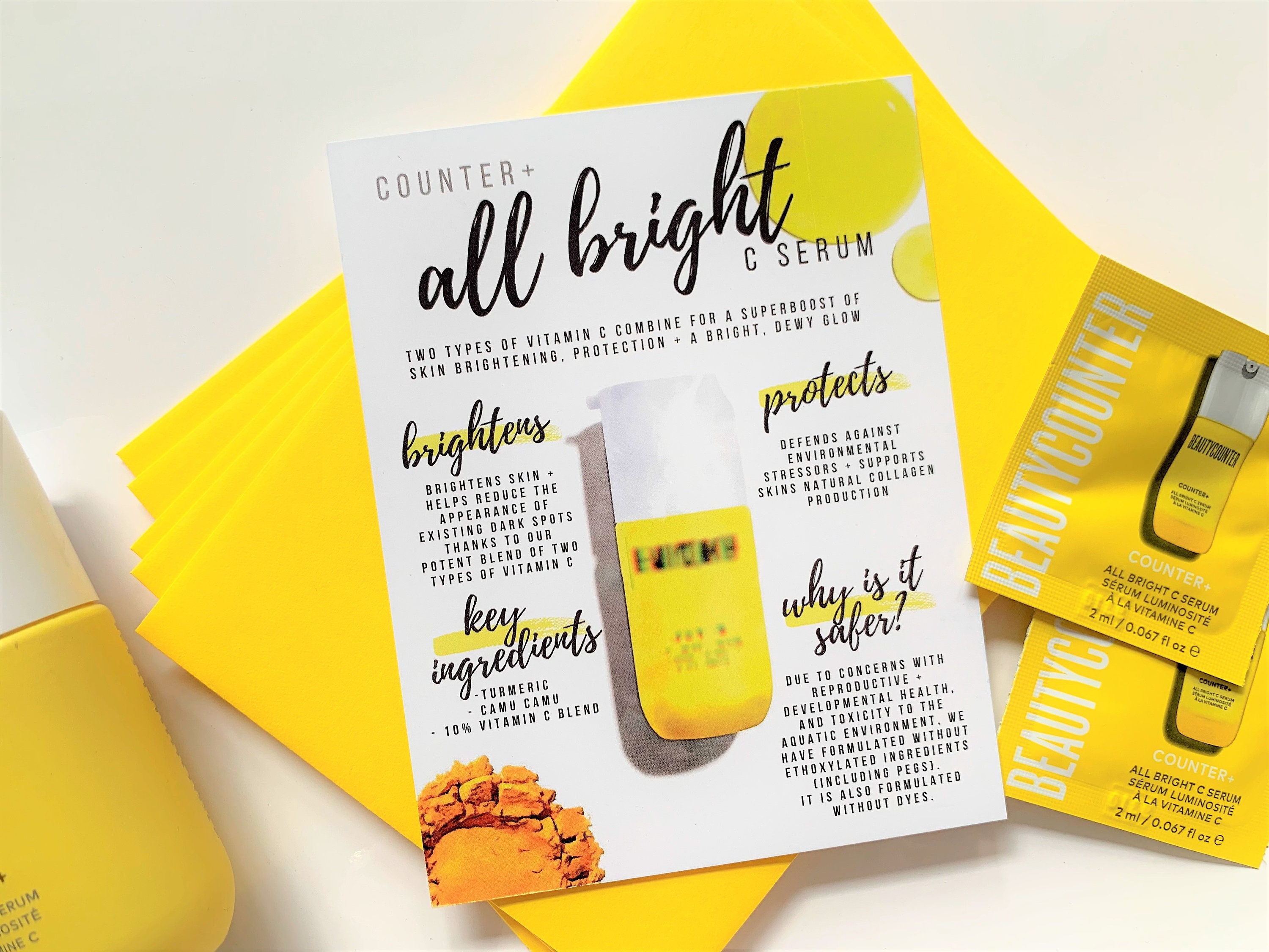 All Bright C Serum Tip Card - Sets of 10