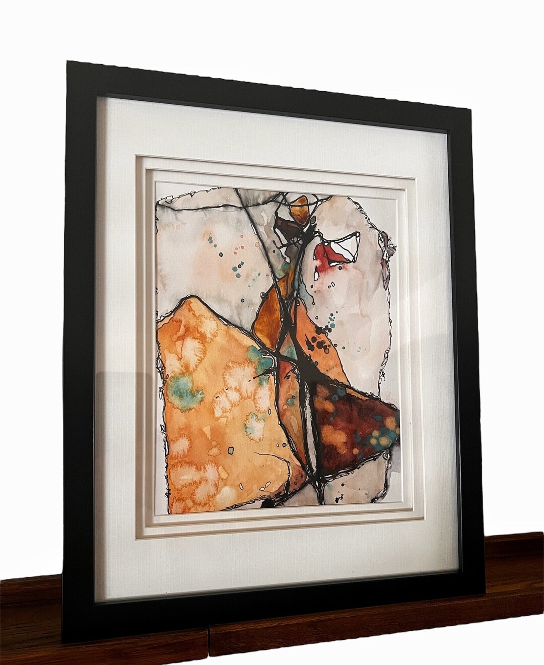 Watercolor and Ink Painting - Etsy