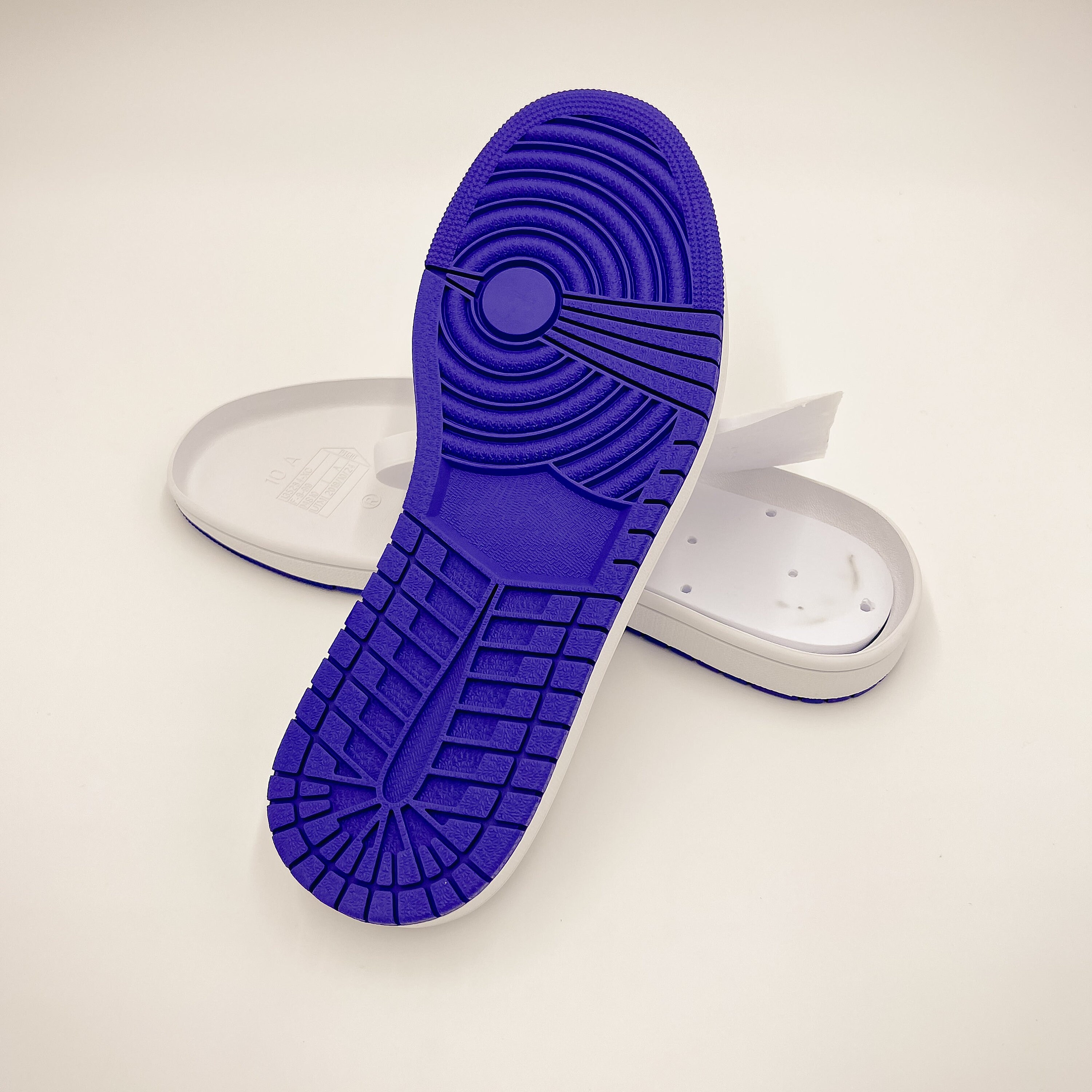 Basketball Shoe Soles White/purple gen 2 Etsy