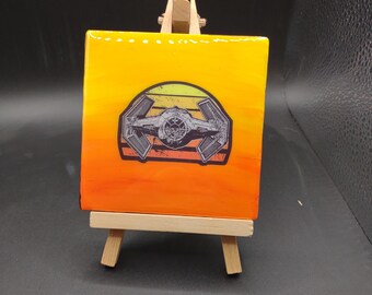 TIE Fighter Square Tile Coaster
