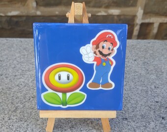 Mario Square Tile Coaster 1