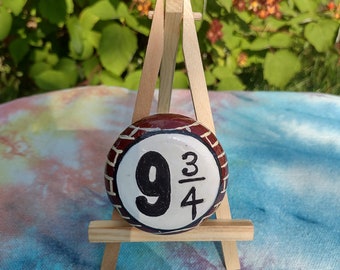 Platform 9 3/4 Hand Painted Rock