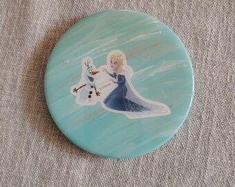 Elsa Round Tile Coaster