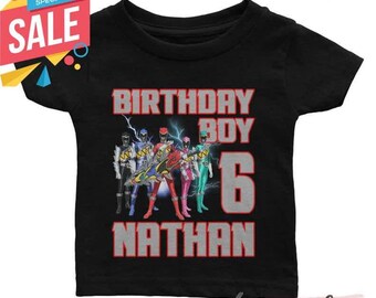 Download Power Ranger Birthday Shirt Etsy