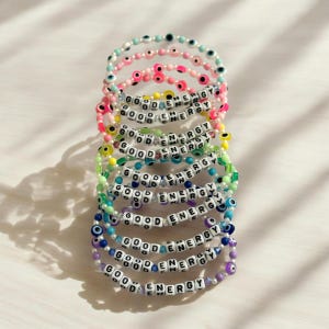 Good Energy Evil Eye Bracelet | Evil Eye Bracelet | Protection | Colored Evil Eye | Evil Eye Bracelet For Protection | Rainbow Bracelet
