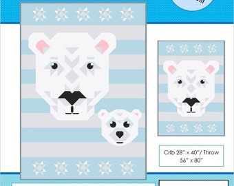 Polar Bear Quilt Pattern - PDF