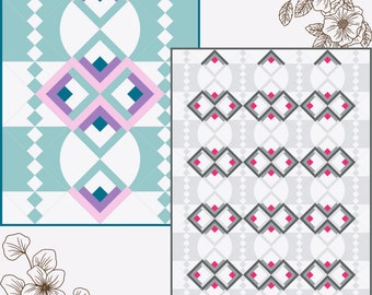 Solitus and Geminus Quilt Pattern PDF - 2 patterns in 1