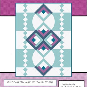 Solitus Quilt Pattern - PDF - Crib 36&quot;x48&quot;/Throw 51&quot;x68&quot;/Double 75&quot;x100&quot;