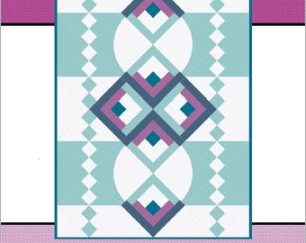 Solitus Quilt Pattern - PDF - Crib 36"x48"/Throw 51"x68"/Double 75"x100"