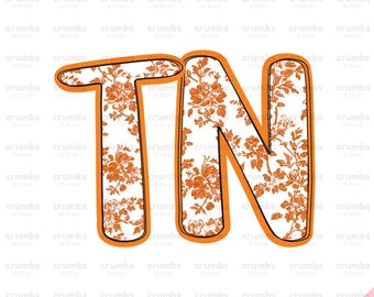 Kwiatowy Tennessee PNG | Sublimacja na koszulce w stylu preppy Tennessee | Pomarańczowy Tennessee PNG | Dzień gry w Tennessee | Dziewczyna z Tennessee | Stan Tennessee PNG