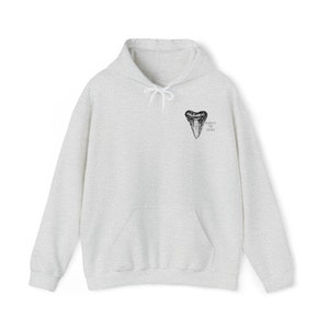 Shark species hoodie, shark tooth hoodie, shark shirt, respect the locals, oversize beach hoodie, beach pullover, surfing hoodie, shark gift image 9
