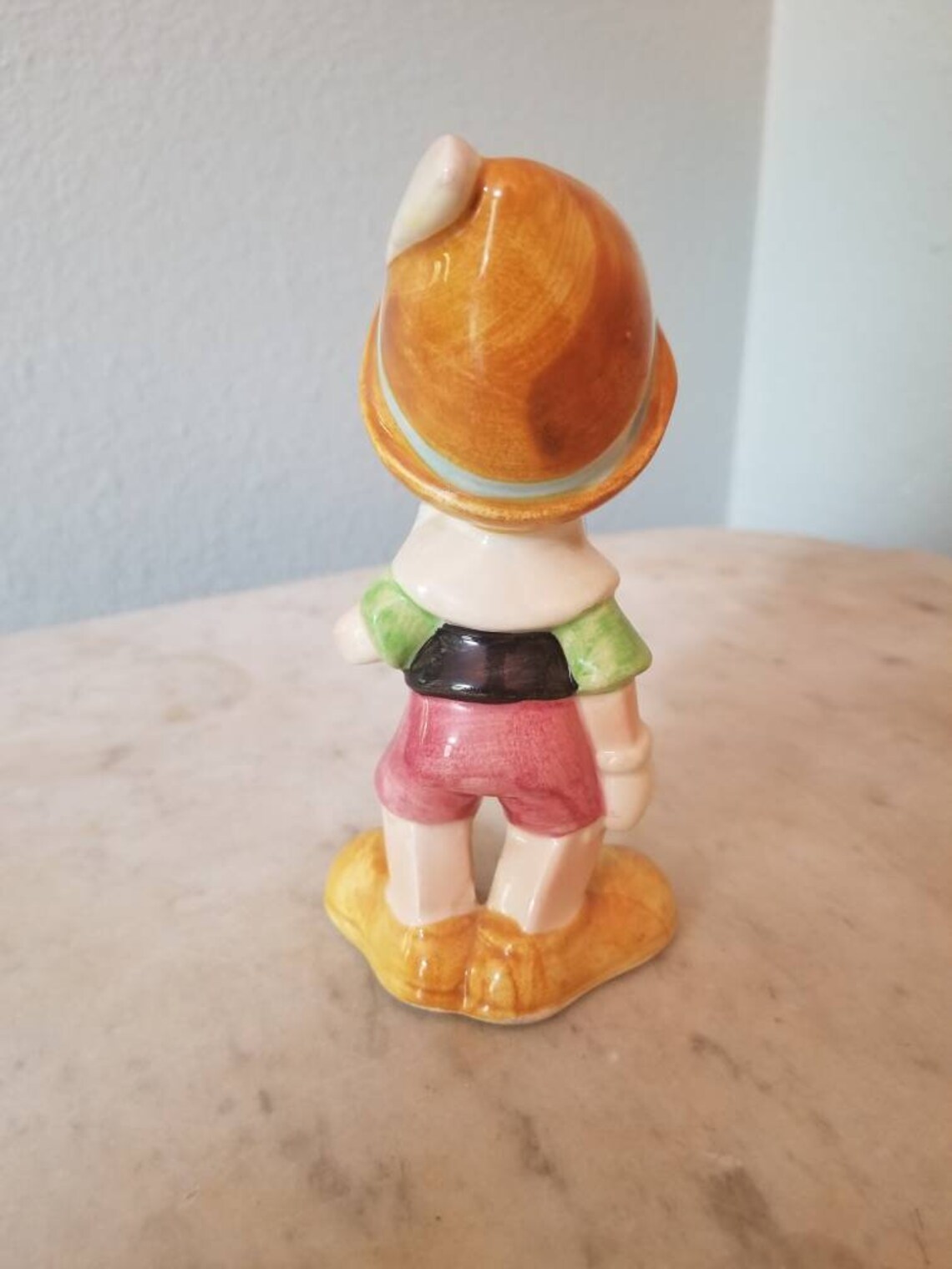 Vintage Ceramic Pinocchio Figurine Etsy