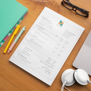 Professional Payment Receipt Templates with LOGO for Word Fully Editable and Customizable, Instant Download