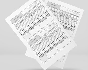 Professional Payroll / Payment Template No Logo for Word Fully Editable and Customize able
