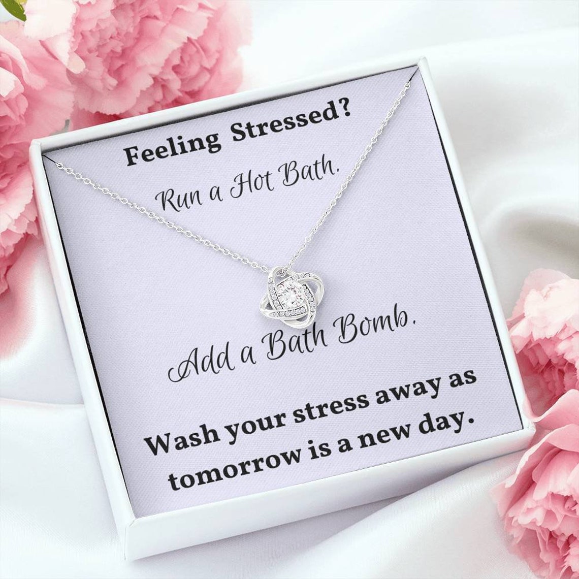 Stress Relief Gift for Friend DeStress Relaxation Necklace Etsy