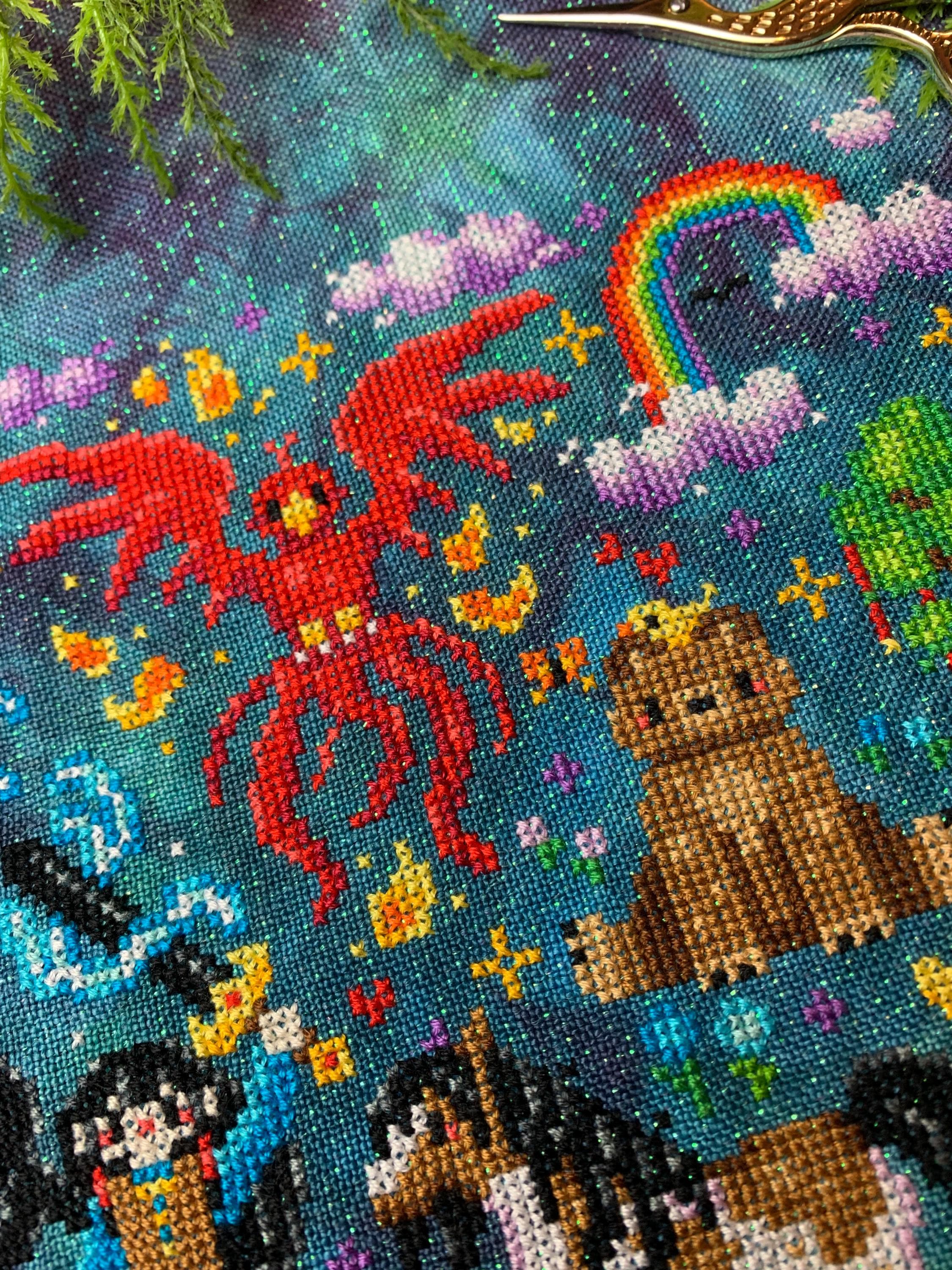 Phoenix Magic - Modern Fantasy Cross Stitch Pattern PDF - Etsy