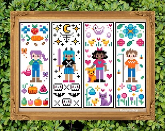 Farming Magic Marcador complementario personalizable Patrón de punto de cruz PDF