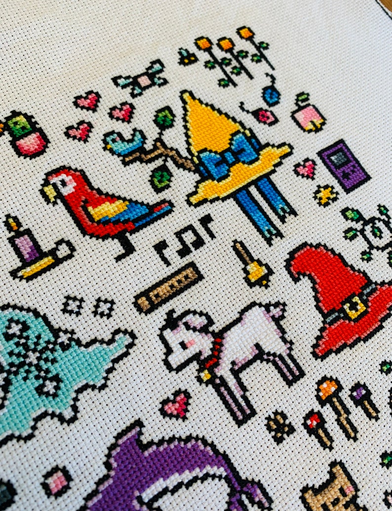 Witch Hat Sampler - Adventurer's Guild Version - Cross Stitch Pattern PDF image 8