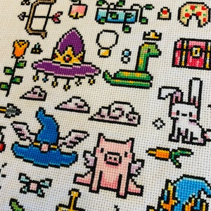 Witch Hat Sampler - Adventurer's Guild Version - Cross Stitch Pattern PDF image 9