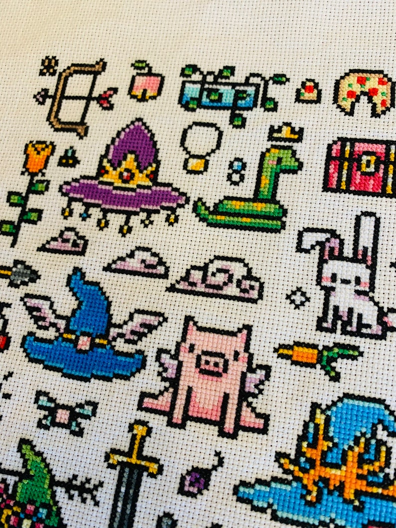 Witch Hat Sampler - Adventurer's Guild Version - Cross Stitch Pattern PDF image 9