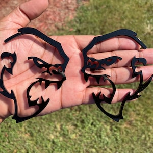 Gorilla Car Emblem Badge Custom New
