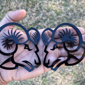 Angry Tough RAM Car Emblem Badges