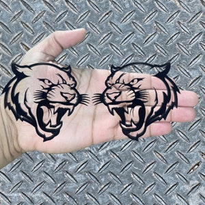 Panther Emblem Badges Set of 2