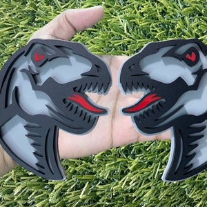 Raptor Emblem Abzeichen Red Eye