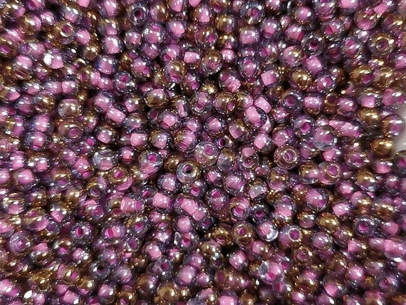 Perles De Verre Rose Clair Taille 8/0 (3 Mm) - Lot De 3600 Perles, Marque Tibaoffy, Pour Création Bijoux