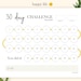 30 Day Tracker Printable Template 30 Day Prettytracker Month - Etsy Canada