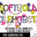 Softball Doodle Alphabet Bundle Softball PNG Letters Numbers - Etsy